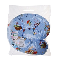 Подушка АДАМАС ОБЛАКО для беременных, размер 35х190 см, холлофайбер, чехол МИКС