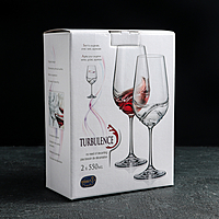 Набор бокалов для вина 550 мл "Турбуленция", 2 шт