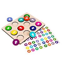 Развивающие игры из дерева "Стрелочки", повтори по образцу