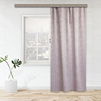 Штора портьерная жаккард Инфини 135х260 см, розовый, пэ