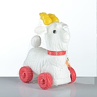 Игрушка пластмассовая Каталка Козлик 28*15*27см