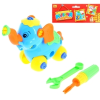 Конструктор для малышей "Слонёнок", 28 деталей, цвета МИКС