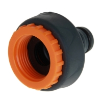 Коннектор стартовый, d=3/4"-1" (19 - 25 мм), ABS-пластик, обрезиненный