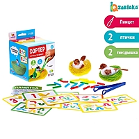 IQ-ZABIAKA Сортер "Птички и гнездышки"