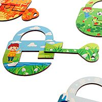 Обучающая игра «Замочки и ключики»