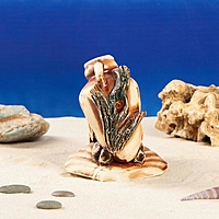 Аквадекор-грот для аквариума  С310 "Амфора и колонны"   серый