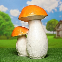 Садовая фигура "Ёж под парой грибов"