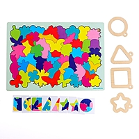 Головоломка "Найди фрагмент", цветы для бабочек
