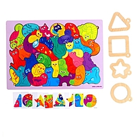 Головоломка "Найди фрагмент", котята