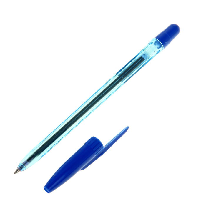Ручка шариковая "Стамм", "Офис", узел 0.7-1.0 мм, чернила синие на масляной основе, стержень 133-135 мм