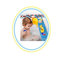 Полка на ванну Toys, 57-89 см, цвет снежно-белый