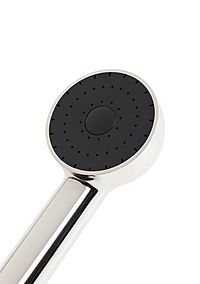 Лейка для душа ZEIN Z0210, 1 режим, d=60 мм, пластик, хром с черной вставкой