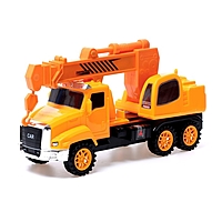 Грузовик инерционный "Строительный кран"