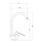 Смеситель для кухни GROSS AQUA Optima 3525511C-A02 хром