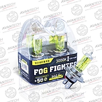 Лампа высокотемпературная Avantech H4 12V 60/55W (120/110W) 3000K, комплект 2 шт.