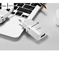 Сетевое зарядное устройство Hoco C11, USB - 1 А, белый