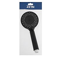 Лейка для душа ZEIN Z3212, 3 режима, средняя, пластик, чёрная