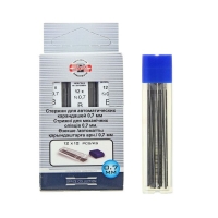 Грифели для механических карандашей K-I-N 4162 B, 0,7 мм, 12 штук, в футляре