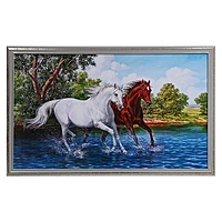 Картина "Пара лошадей"
