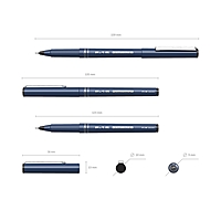 Ручка капиллярная Erich Krause F-15 0.6 мм чернила чёрные