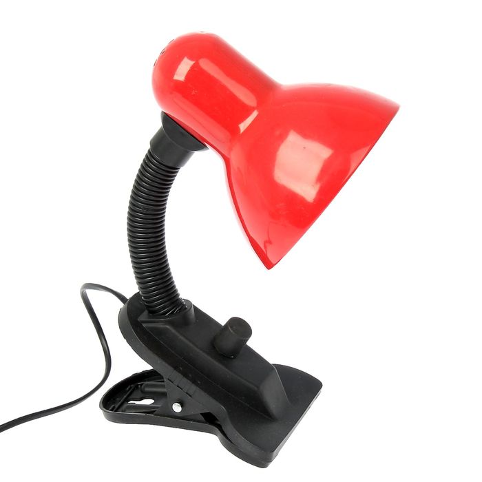 Лампа настольная Е27, светорегулятор (220В) красная (108А)