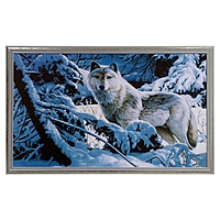 Картина "Волк" рама микс