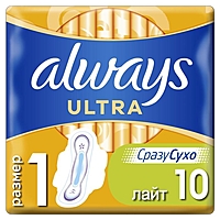 Прокладки Always Ultra Light, 10 шт