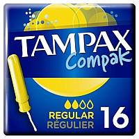 Тампоны с аппликатором Tampax Compak Регуляр Duo, 16 шт