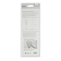 Душевая лейка Accoona G02, 1 режим, корпус пластик, цвет хром