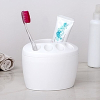 Подставка для зубных щеток "Камея", цвет МИКС