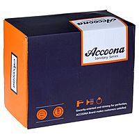 Смеситель для раковины Accoona A9090, однорычажный, водопад, стекло, хром
