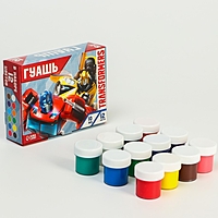 Гуашь 12 цветов, Transformers