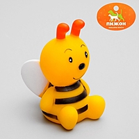 Игрушка резиновая пищащая Пчелка, 9,5 см