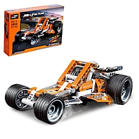 Конструктор с инерционным механизмом "Гонка", 227 деталей