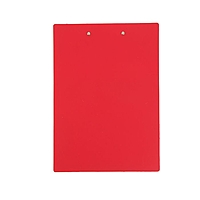 Папка-планшет А4, пластиковая с металлическим зажимом, 1.4мм, STANDARD, микс