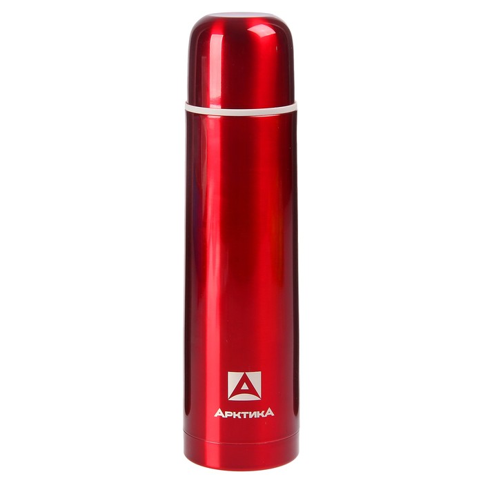 Термос питьевой «Арктика», бытовой, вакуумный, 0.75 л, красный
