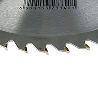 Диск пильный по дереву TUNDRA, точный рез, 230 х 32 мм (кольца на 20, 16), 48 зубьев