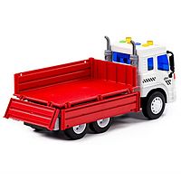 Автомобиль бортовой инерционный «Сити», цвет красный, со светом и звуком