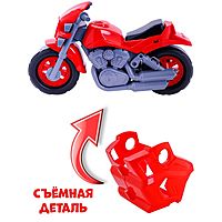 Игрушка Мотоцикл Спорт красный