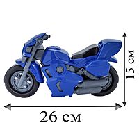 Игрушка Мотоцикл Байкер синий