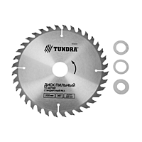 Диск пильный по дереву TUNDRA, стандартный рез, 200 х 32 мм (кольца на 22,20,16), 36 зубьев