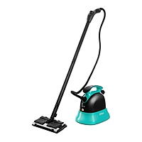 Пароочиститель Kitfort KT-9102-3, 1500 Вт, 1.1 л, 45 г/мин, нагрев 6 мин, чёрно-бирюзовый