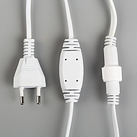 Гирлянда "Занавес" 2 х 3 м , IP44, УМС, белая нить, 760 LED, свечение белое, 220 В
