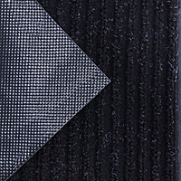 Коврик влаговпитывающий, ребристый 40х60 см "Стандарт", цвет черный