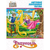 Пазл фигурный Страна сказок Рапунцель деревянный 82 эл. 8445
