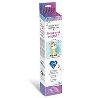 Алмазные узоры. Пушистые зверьки. Наблюдательный жираф 30х30 см 06118