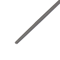 Напильник TUNDRA, круглый, сталь У10, деревянная рукоятка, №2, 150 мм