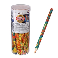 Карандаш цветной с многоцветным грифелем Koh-I-Noor Magic, утолщенный 3405000031TD