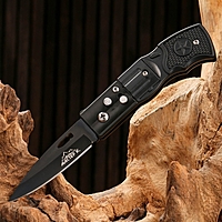 Нож складной, полуавтоматический, Мастер К клинок 6,2 см