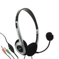 Гарнитура Sven AP-010MV, чёрно-серебристая